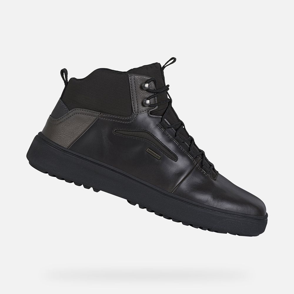 Geox Erkek Bot Siyah - Cervino Abx - UJH-356081